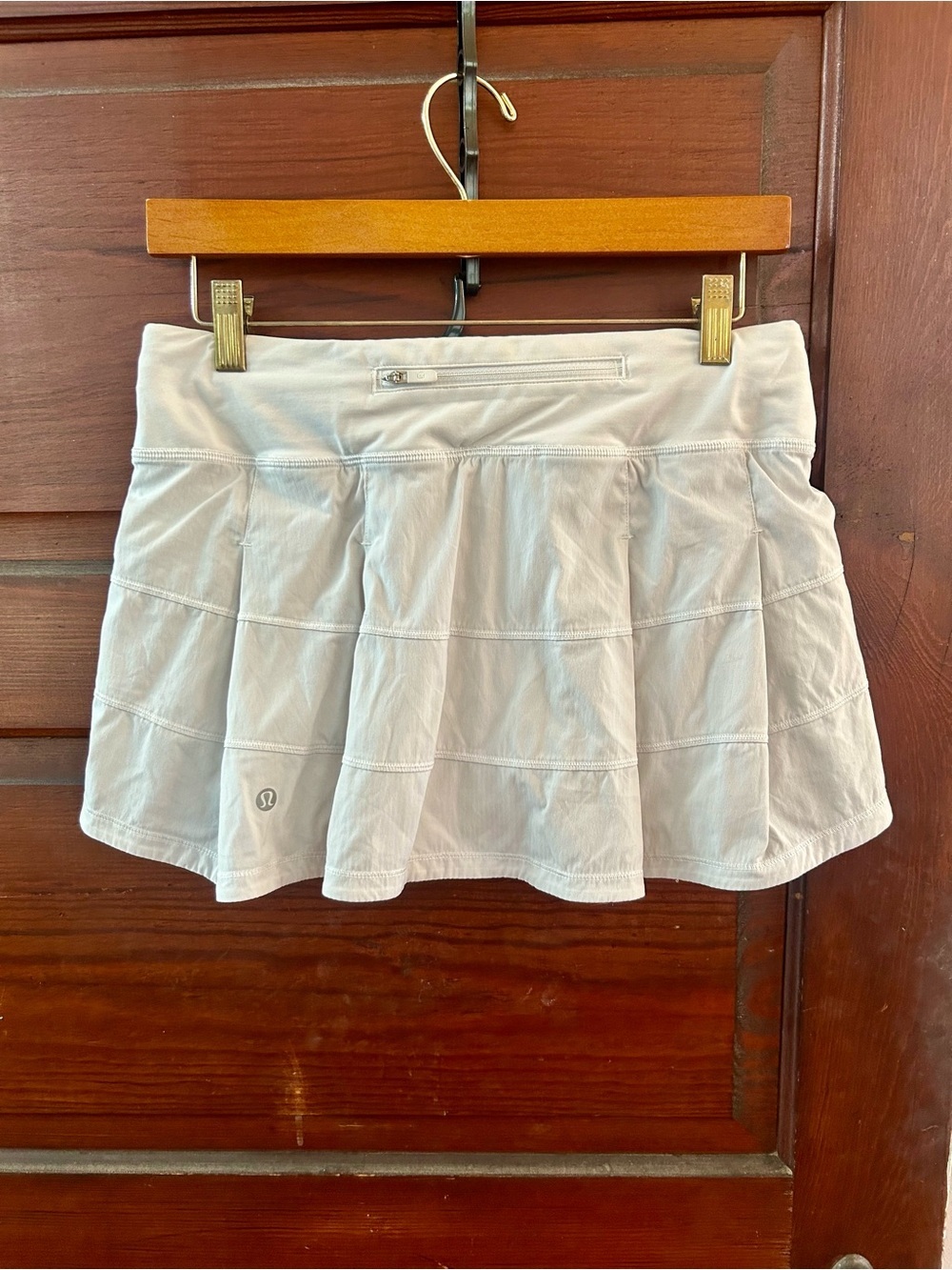 lululemon athletica Women’s White Pace Rival Skirt Size 6 - Picture 3 of 12